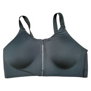 Torrid Active, Color Black Women's Zip-Front Sports Bra